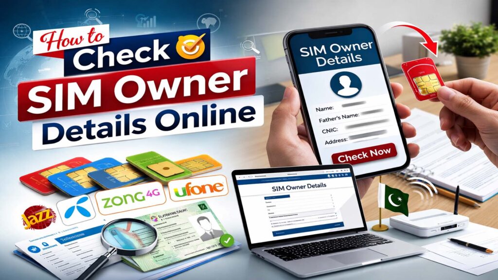 How to Check SIM Owner Details Online in Pakistan 2026