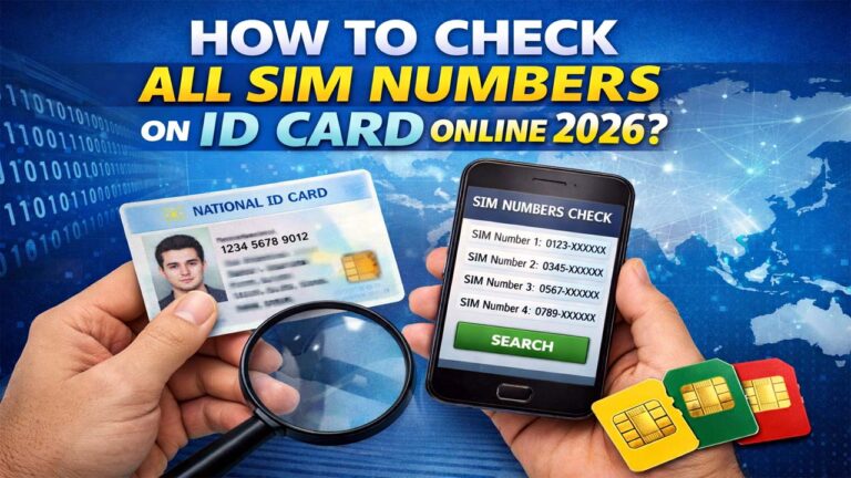 How to Check All SIM Numbers on ID Card Online 2026