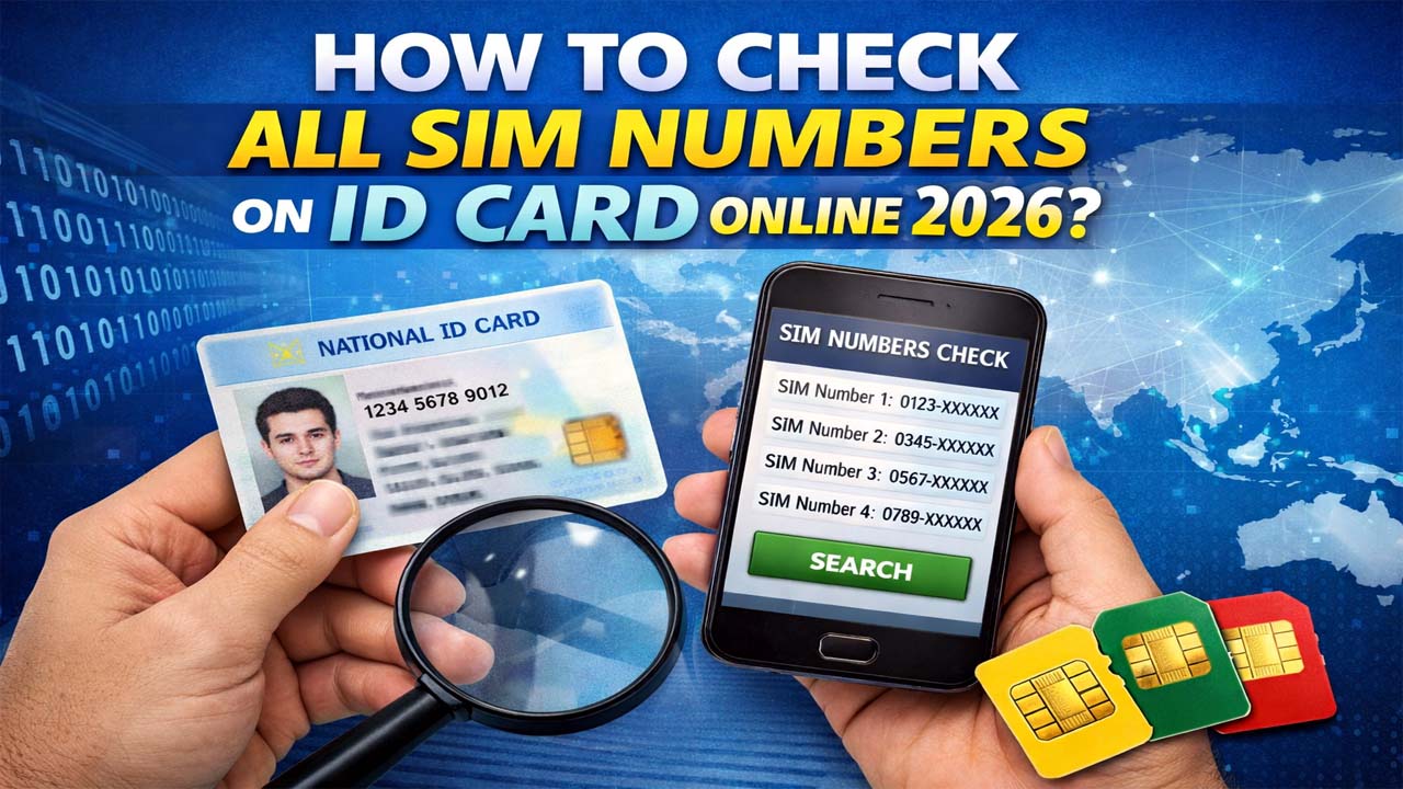 How to Check All SIM Numbers on ID Card Online 2026