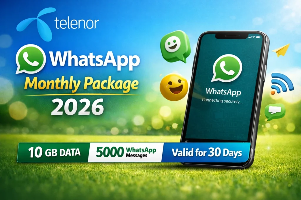 Telenor WhatsApp Monthly Package 2026