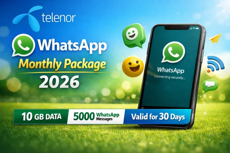 Telenor WhatsApp Monthly Package 2026