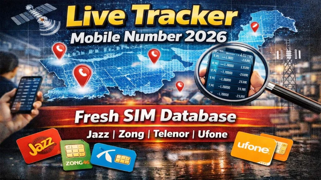 Live Tracker Mobile Number 2026 | Fresh SIM Database
